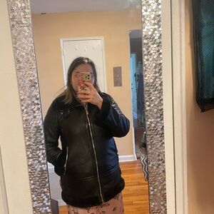 Michael Kors Black Leather Jacket